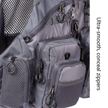 FV01 Classic Fishing Vest for Men Women - Bassdash