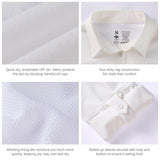 Women's UPF 50+ Long Sleeve Button Down Shirt FS21W - Bassdash