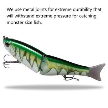 SwimShad Glide Baits Single-Jointed Hard Fishing Lure - Bassdash