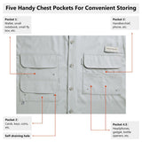 Men's UPF 50+ Short Sleeve Button Down - Bassdash