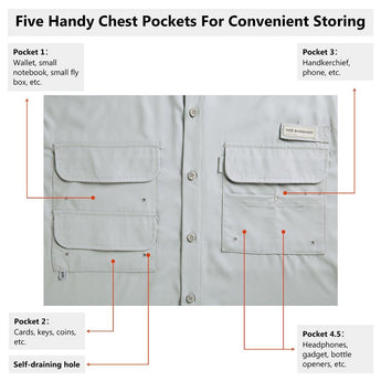 Men's UPF 50+ Short Sleeve Button Down - Bassdash