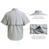 Men's UPF 50+ Short Sleeve Button Down - Bassdash