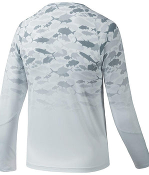 Youth UPF50+ Camo Long Sleeve Fishing Shirt FS14Y - Bassdash