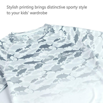 Youth UPF50+ Camo Long Sleeve Fishing Shirt FS14Y - Bassdash