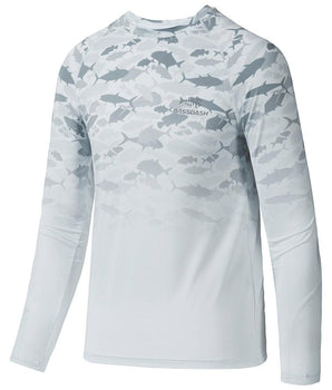 Youth UPF50+ Camo Long Sleeve Fishing Shirt FS14Y - Bassdash