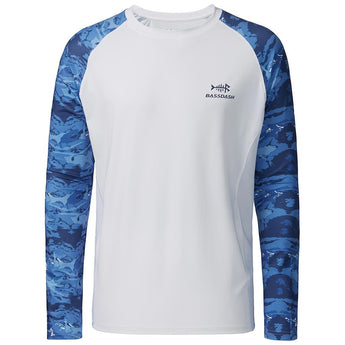 Men's UPF 50+ Camo Long Sleeve Fishing Shirt FS08M - Bassdash