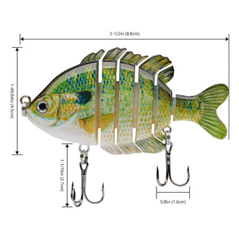 SwimPanfish Hard Swimbait 3.5in/0.85oz - Bassdash