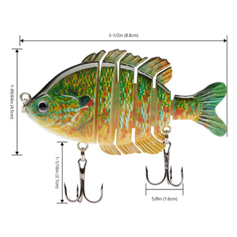 SwimPanfish Hard Swimbait 3.5in/0.85oz - Bassdash