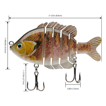 SwimPanfish Hard Swimbait 3.5in/0.85oz - Bassdash