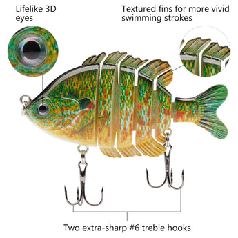 SwimPanfish Hard Swimbait 3.5in/0.85oz - Bassdash