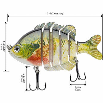SwimPanfish Hard Swimbait 3.5in/0.85oz - Bassdash