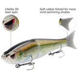 SwimShad Glide Baits Single-Jointed Hard Fishing Lure - Bassdash