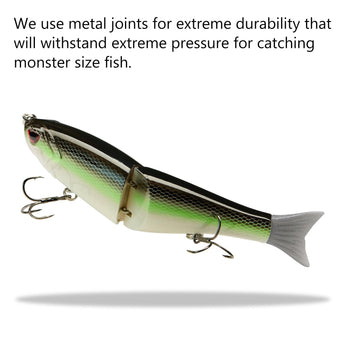 SwimShad Glide Baits Single-Jointed Hard Fishing Lure - Bassdash