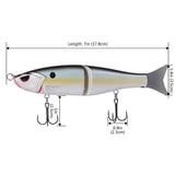 SwimShad Glide Baits Single-Jointed Hard Fishing Lure - Bassdash