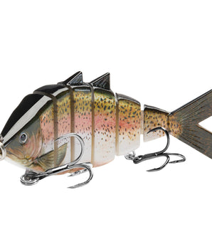 Bone Swimbait Multi Jointed Hard Fishing Lure for Bass