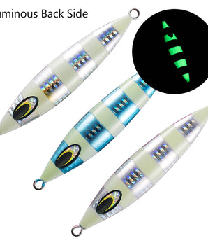Rover 3-Pack Vertical Jigs Luminous Slow Jigging Fishing Lure