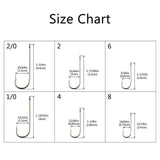 180 Pcs Aberdeen Hooks in Assorted Sizes - Bassdash