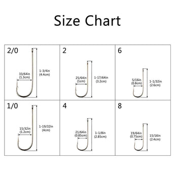 180 Pcs Aberdeen Hooks in Assorted Sizes - Bassdash