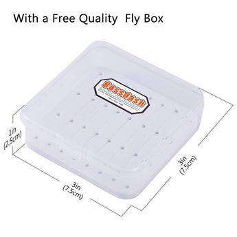 150 pcs Universal Mid-Range Streamer Fly Fishing Hooks - Bassdash