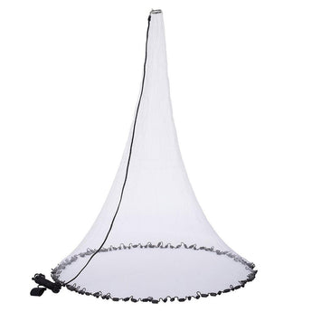 Fishing Cast Net 3/8-Inch for Bait Trap with Utility Bucket - Bassdash