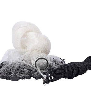 Fishing Cast Net 3/8-Inch for Bait Trap with Utility Bucket - Bassdash