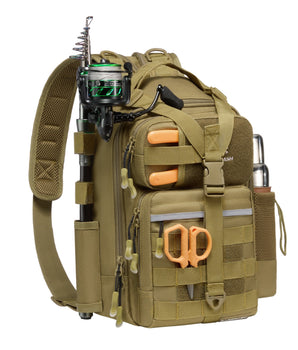 Convertible Fishing Backpack Sling Bag