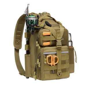 Convertible Fishing Backpack Sling Bag