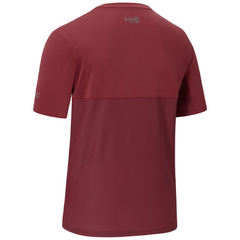 Red performance fishing shirts