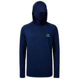 Men’s UPF 50+ Long Sleeve Fishing Hoodie with UV Neck Gaiter FS06M - Bassdash