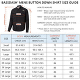 Men's UPF 50+ Long Sleeve Fishing Button Down Shirt FS21M - Bassdash