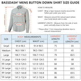 Men's UPF 50+ Long Sleeve Fishing Button Down Shirt FS21M - Bassdash