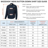 Men's UPF 50+ Long Sleeve Fishing Button Down Shirt FS21M - Bassdash