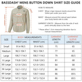 Men's UPF 50+ Long Sleeve Fishing Button Down Shirt FS21M - Bassdash