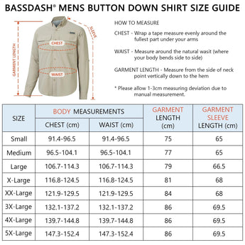 Men's UPF 50+ Long Sleeve Fishing Button Down Shirt FS21M - Bassdash