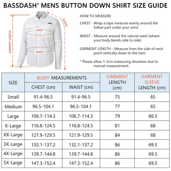 Men's UPF 50+ Long Sleeve Fishing Button Down Shirt FS21M - Bassdash