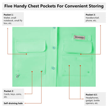 Women's UPF 50+ Long Sleeve Button Down Shirt FS21W - Bassdash