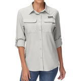 Women's UPF 50+ Long Sleeve Button Down Shirt FS21W - Bassdash
