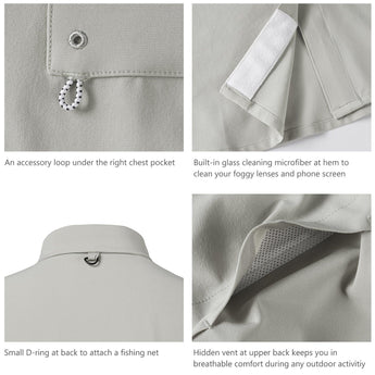 Women's UPF 50+ Long Sleeve Button Down Shirt FS21W - Bassdash