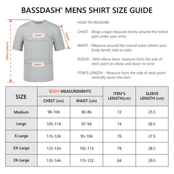 Men's UPF 50+ Short Sleeve Pocket T-Shirt FS26M - Bassdash