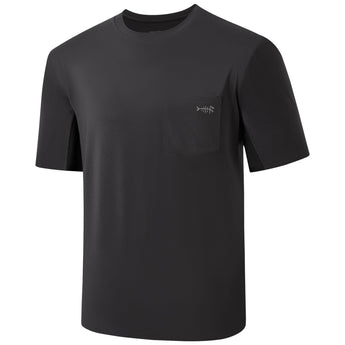 Men's UPF 50+ Short Sleeve Pocket T-Shirt FS26M - Bassdash