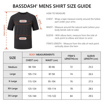 Men's UPF 50+ Short Sleeve Pocket T-Shirt FS26M - Bassdash