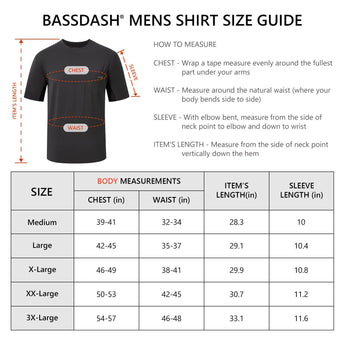 Men's UPF 50+ Short Sleeve Pocket T-Shirt FS26M - Bassdash