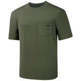 Men's UPF 50+ Short Sleeve Pocket T-Shirt FS26M - Bassdash