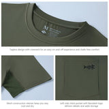 Men's UPF 50+ Short Sleeve Pocket T-Shirt FS26M - Bassdash