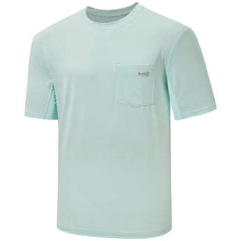 Men's UPF 50+ Short Sleeve Pocket T-Shirt FS26M - Bassdash