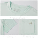 Men's UPF 50+ Short Sleeve Pocket T-Shirt FS26M - Bassdash