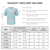 Men's UPF 50+ Short Sleeve Pocket T-Shirt FS26M - Bassdash