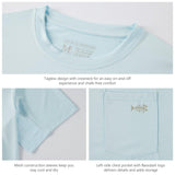 Men's UPF 50+ Short Sleeve Pocket T-Shirt FS26M - Bassdash