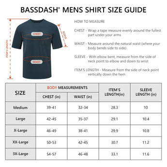 Men's UPF 50+ Short Sleeve Pocket T-Shirt FS26M - Bassdash