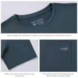 Men's UPF 50+ Short Sleeve Pocket T-Shirt FS26M - Bassdash